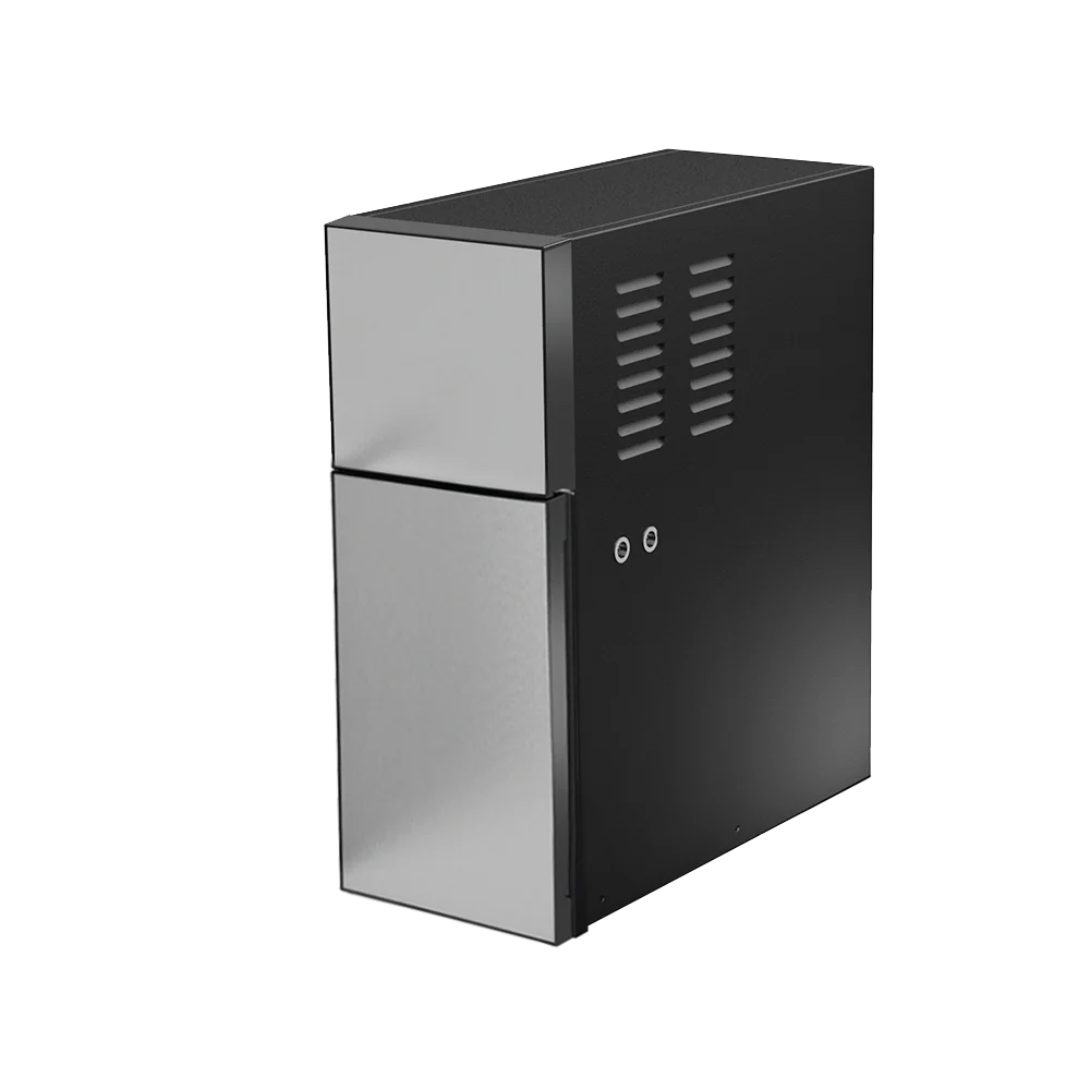MINI FRIGO 7L, porte en acier inoxydable