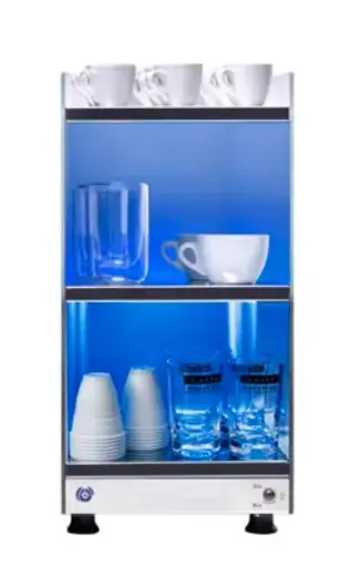 [962883] CHAUFFE TASSE 3 Étages en verre
